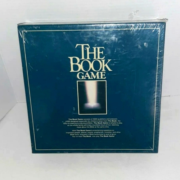 Vintage The Book Game (1984) Rare OOP Bible Based Trivia Board Game New Sealed - Picture 1 of 4